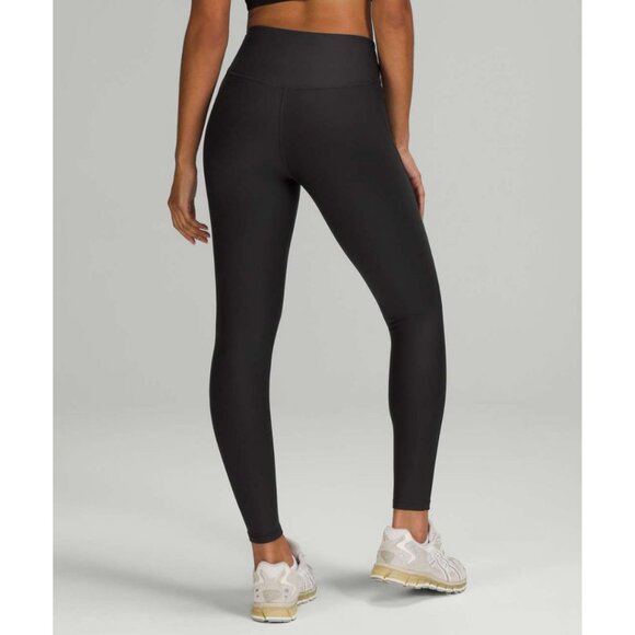 Lululemon Base Pace High-Rise Fleece Tight 28" Black Size 6 - Picture 2 of 9